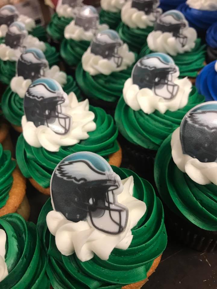 Eagles Cupcakes